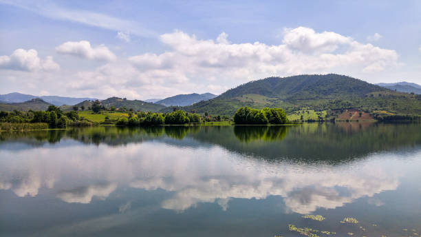 istock Mesmerizing landscape by the lake in JIjel, Algeria 1438076272