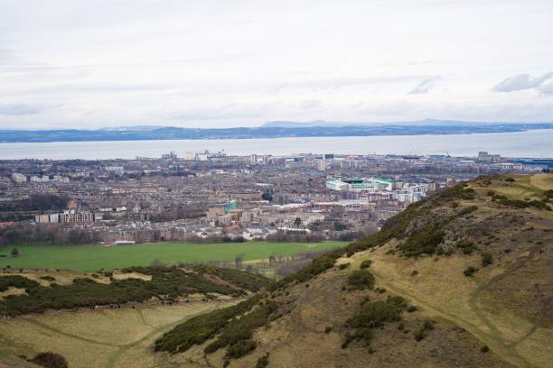 istock View from Arthur's seat Edinburgh over the hills and sea 1438077555