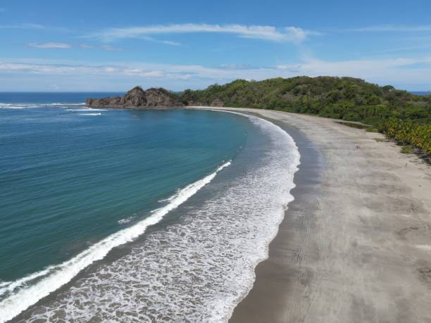 istock Wide Deserted Beach in Costa Rica 1438079101