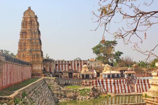 istock Hampi group of monuments in Karnataka, India 1438080124