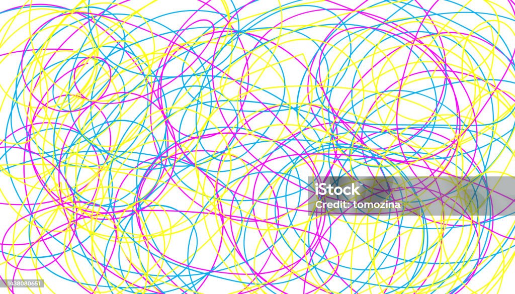 Confusing Background Complex Pattern Doodle Backdrop Stock Illustration ...