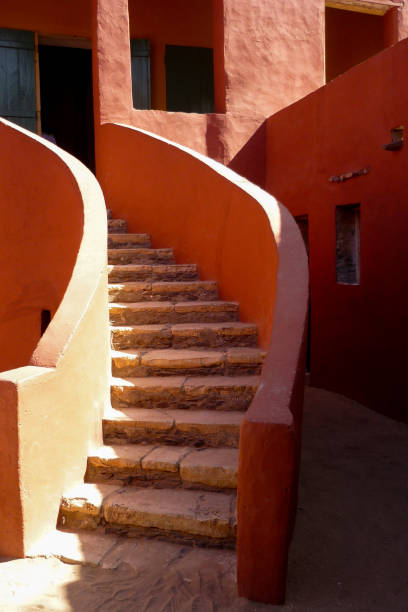 istock Vertical shot of a staircase 1438081414