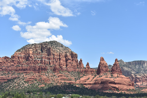 The beautiful view  of the Cathedral Rock Sedona the USA