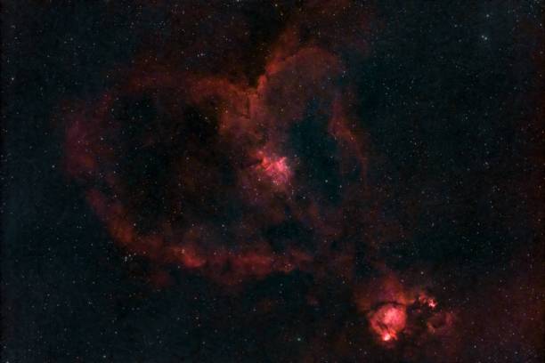 istock Nebula heart galaxy in space with dark background 1438083555