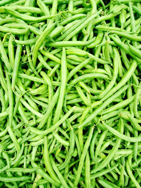 istock Top view of the green beans 1438086771
