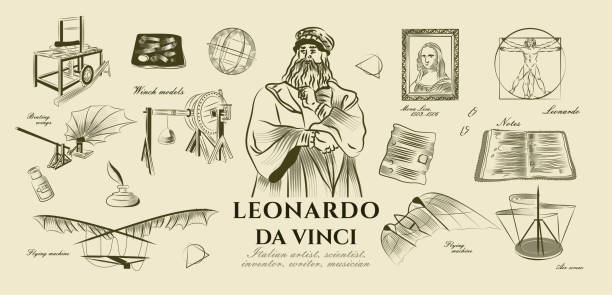 이탈리아 르네상스 요소 세트 - renaissance stock illustrations