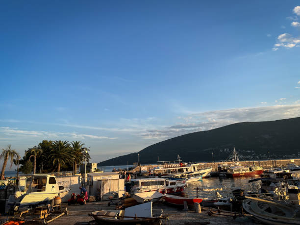 istock Port in Montenegro, Herceg Novi 1438101278