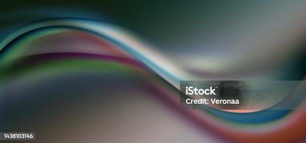 istock Decorative softness smoke shape background. Abstract color gradient liquid background. 1438103146