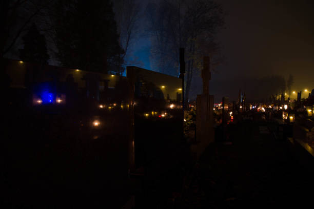 istock Cemetery at All Hallow Eve 1438104471