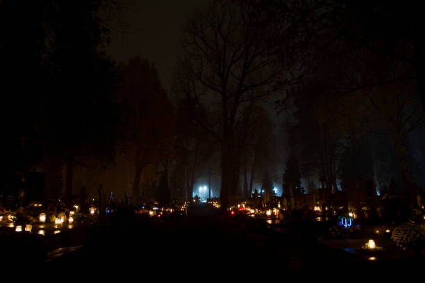 istock Cemetery at All Hallow Eve 1438104486