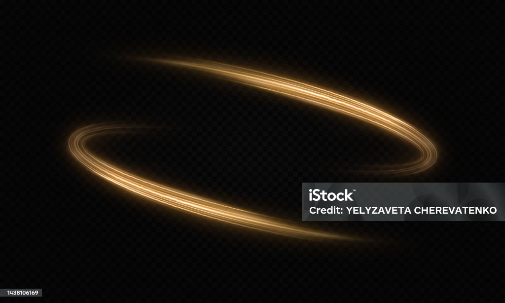 Spacelines Vector Space Wavy Lines Twinkle On Transparent Background Stock Illustration ...