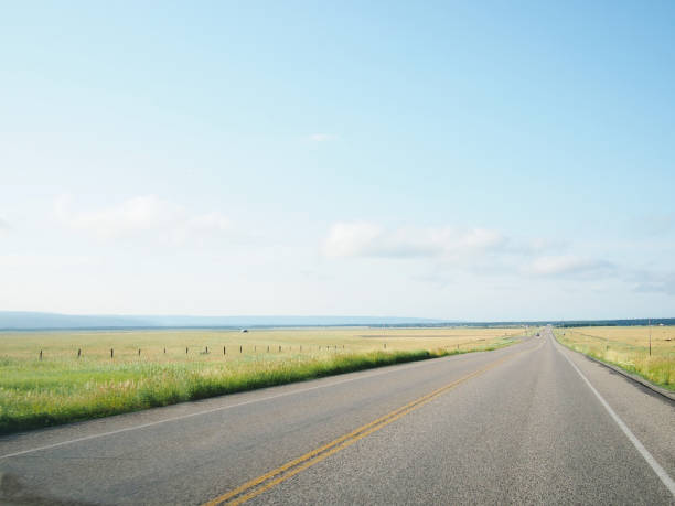 istock Road of  Yellowstone National Park 1438107717