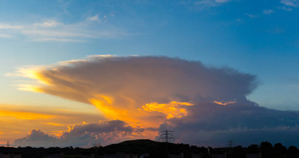 istock Mesmerizing view of a lenticular cloud in Laziska Gorne, Poland 1438112810
