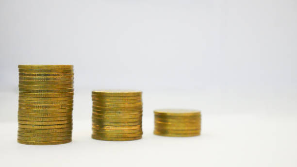 istock Coin on white background save money concept. 1438114828