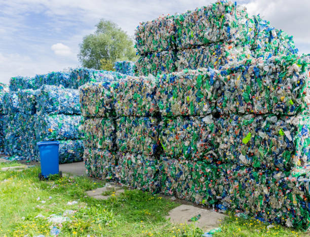 istock Pile of plastic waste for recycling 1438114936