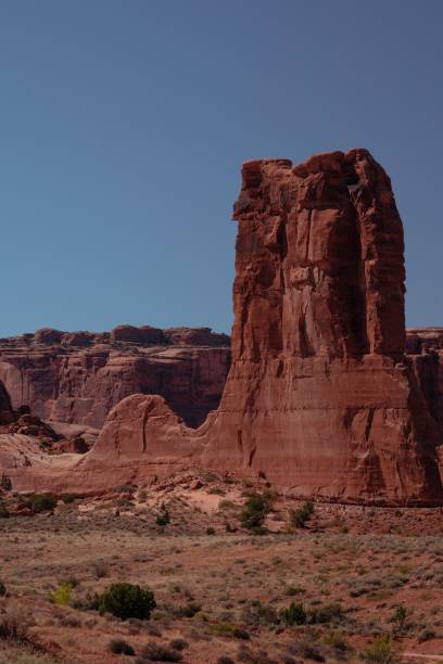 istock Vertical of the Sheep Rock in Utah. 1438118027