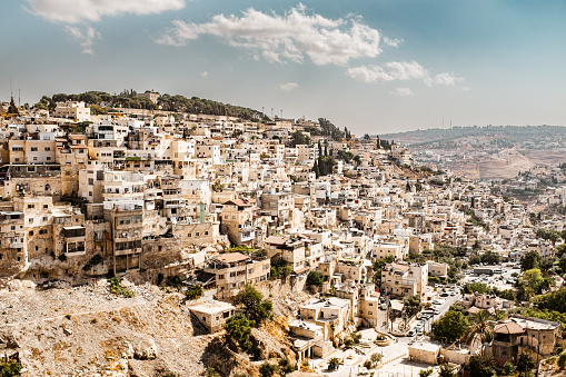 View of Jerusalem city scape, Israel.
