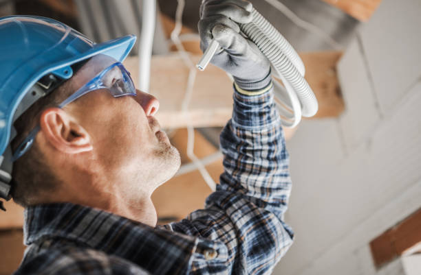 istock Professional Electrician Closer Look 1438135267