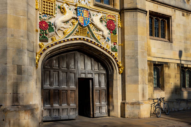 istock University door Christ's College Cambridge 1438135848