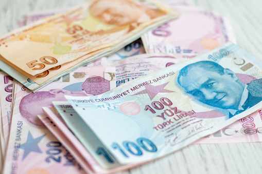 Turkish Lira On The Table