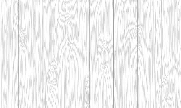 Background wooden white boards. Hand draw vector illustration Background wooden white boards. Hand draw vector illustration wood grain stock illustrations