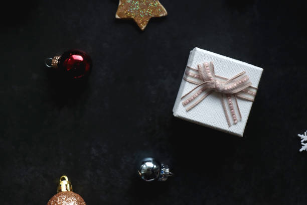 istock Christmas Decorations, Presents and Reindeer 1438147486