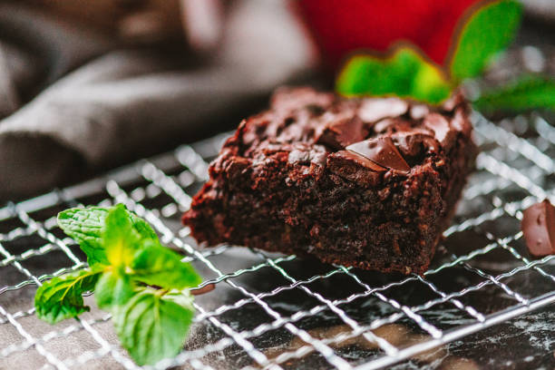 istock Vegan Chocolate Zucchini Brownies 1438149084