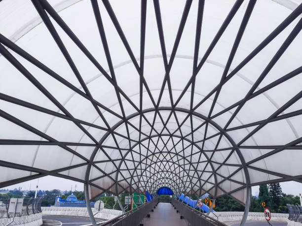 istock View of pedestrian bridge aisle 1438149574