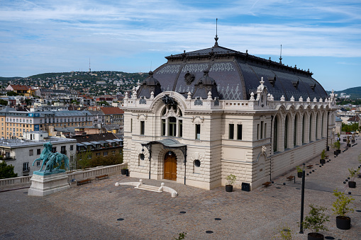 Budapest, Hungary - 2 September 2022: Royal Riding Hall in the Castle district