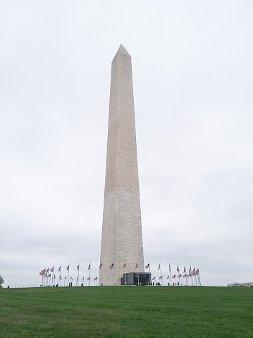Long shot of the Washington Monument