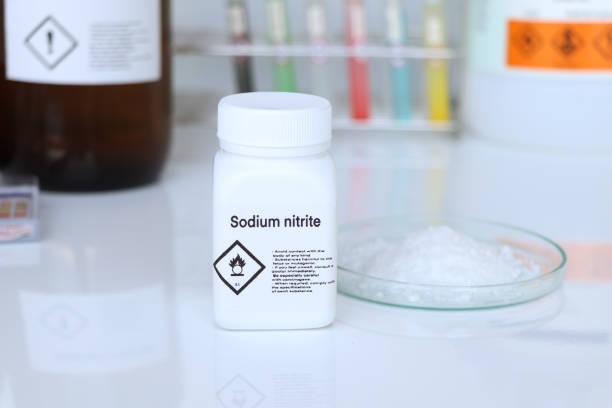 Sodium nitrate used in laboratory or industry Sodium nitrate used in laboratory or industry, Chemicals used in the analysis sodium stock pictures, royalty-free photos & images