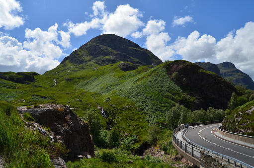 A mesmerizing landscape in Glencoe, Scotland