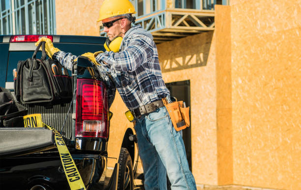 istock Contractor Arriving at the Construction Site 1438168824