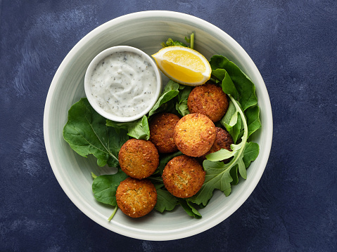 Falafel balls, Falafel, Fried falafel balls, Falafel with vegetable