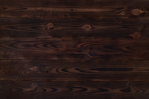 Wooden boards background or texture top view.