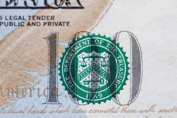 istock One hundred dollars, close-up. With small details. 1438188480