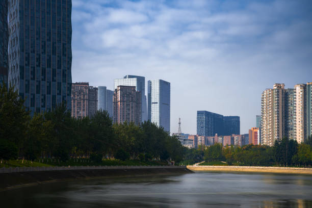 istock Chengdu by the river in the morning 1438189908