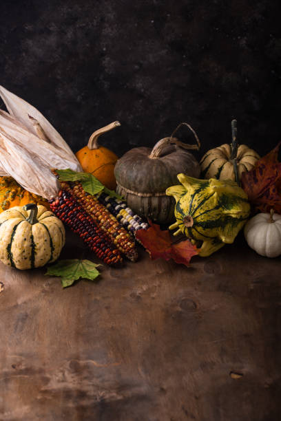 istock Autumn still life with pumpkin 1438191030
