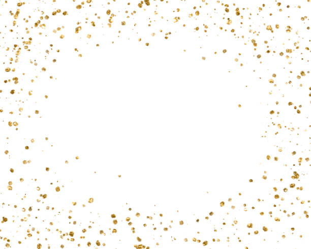 istock golden nuggets and particles in circle shape 1438199215