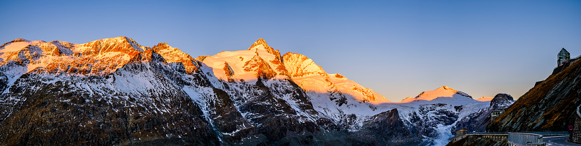 landscape at the grossglockner mountain - austria