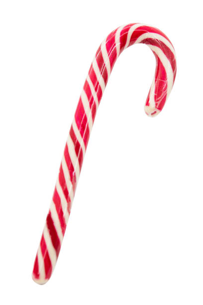 istock Caramel strip candy sweet stick isolated on the white background 1438204614