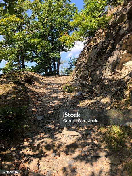 Viewpoint And Hiking Trail On The Hemmkoppe Near Ziegenrãck Vi Stock Photo - Download Image Now