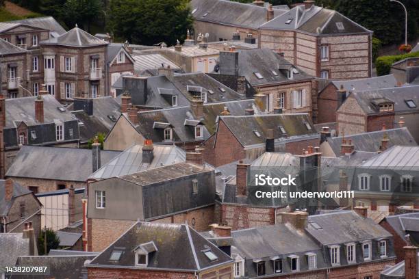 Falaise Damont Etretat City Normandy France Europe Stock Photo - Download Image Now