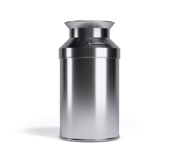 istock aluminum milk container isolated from the background 1438213498