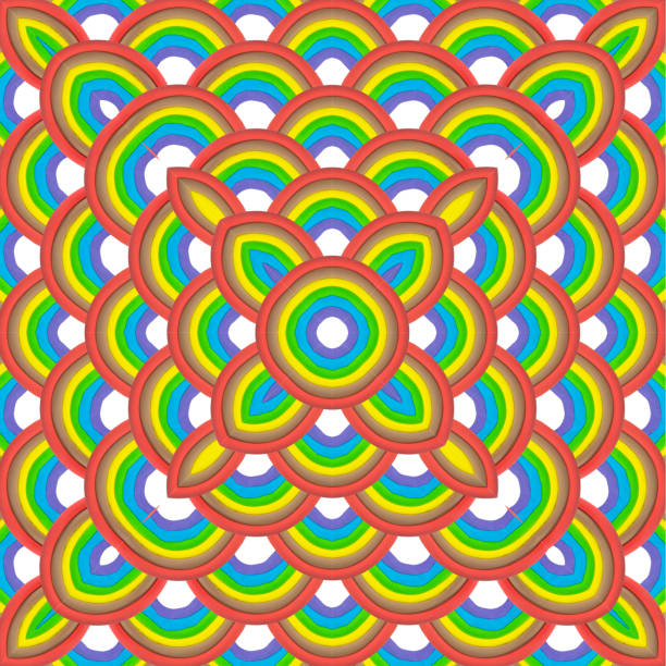 istock LGBTQ rainbow or wave symbol background from plasticine 1438246391