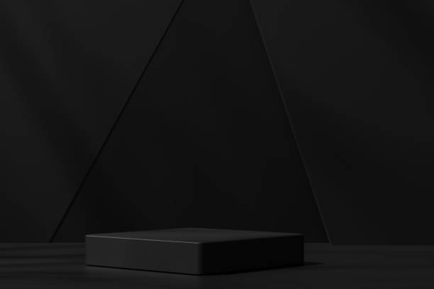 istock Scene with a podium for product presentation, 3d rendering 1438255674
