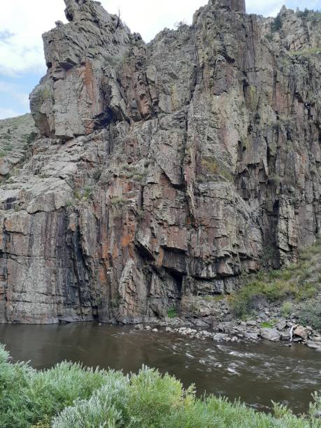 istock Scenic drive through Cache La Poudre Canyon river road on a summer day. 1438256680