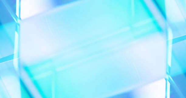 arrière-plan clair néon pour texte flou lueur cyan bleu - reflection tranquil scene photography blue photos et images de collection