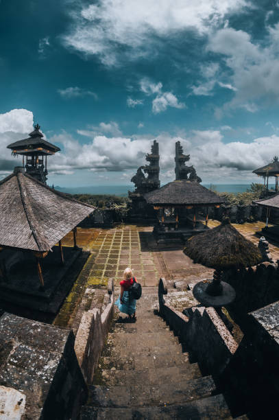 istock Woman Exploring Besakih Temple 1438275366