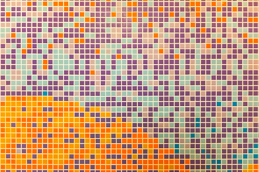 Mosaic tiles textured background